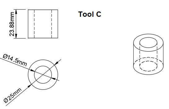 Valve guide removal tool